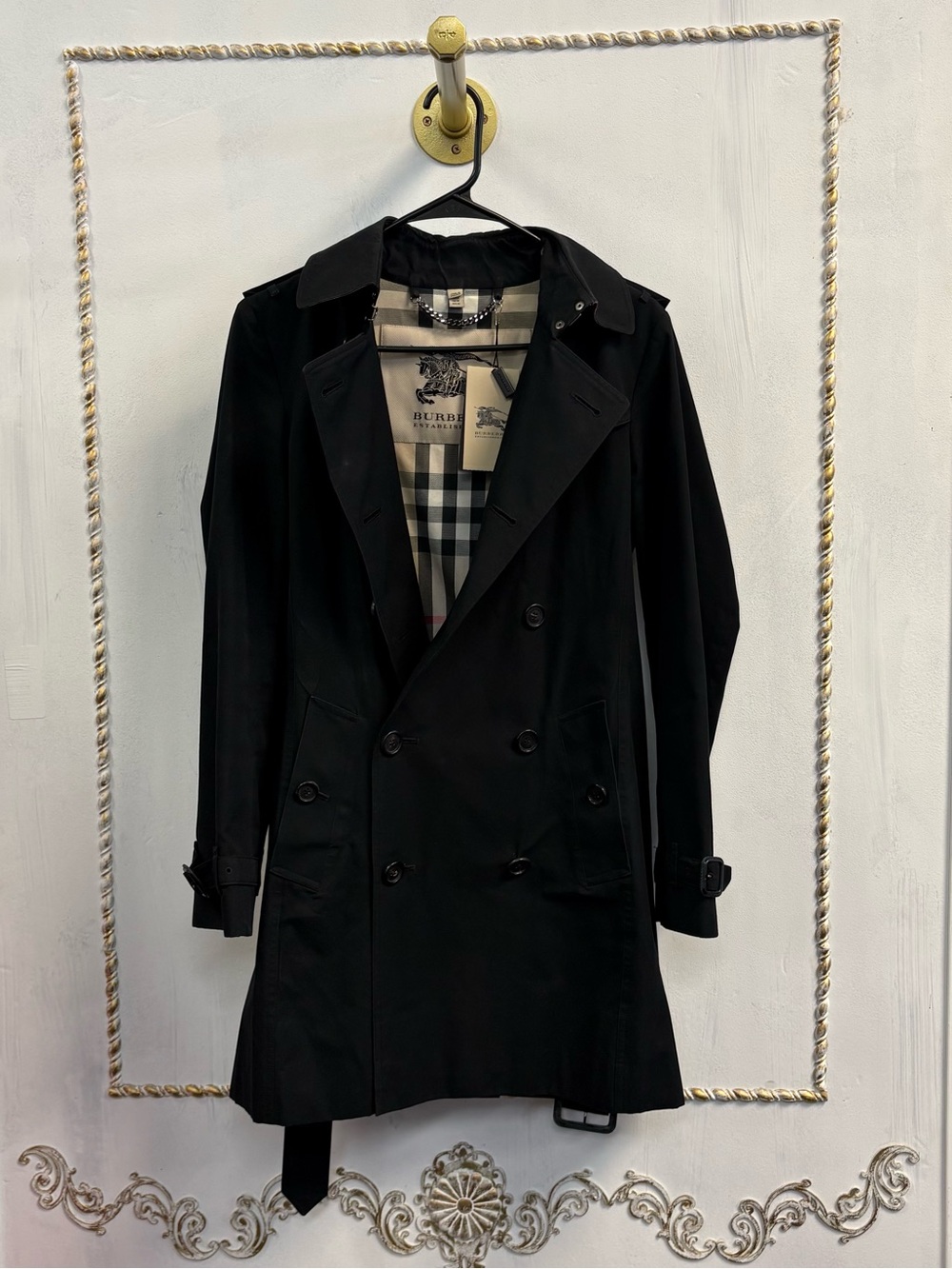 Authentic 2012 Rare Burberry Buckingham Trench Coat